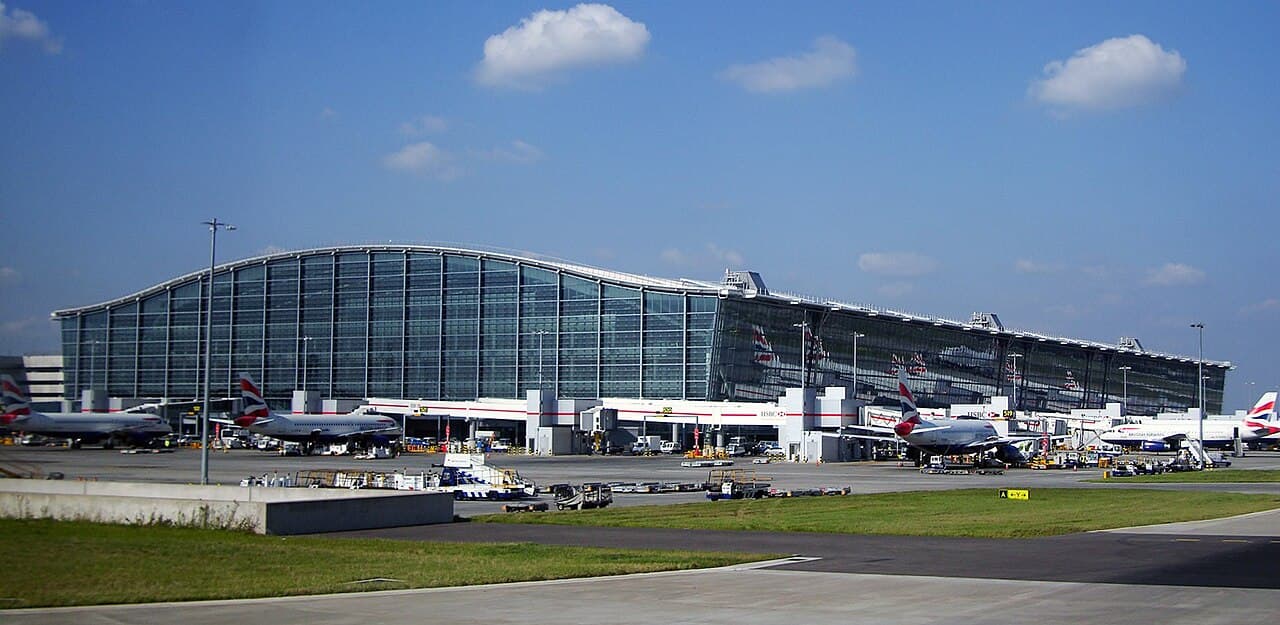 Terminal 5 at London Heathrow Airport