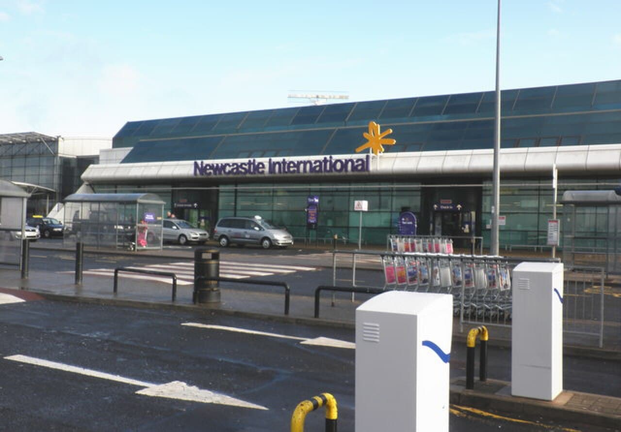 Terminal building at Newcastle Airport