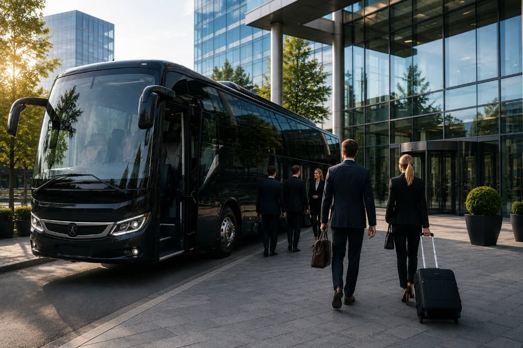 Coach prepared for group travel across Scotland and the UK